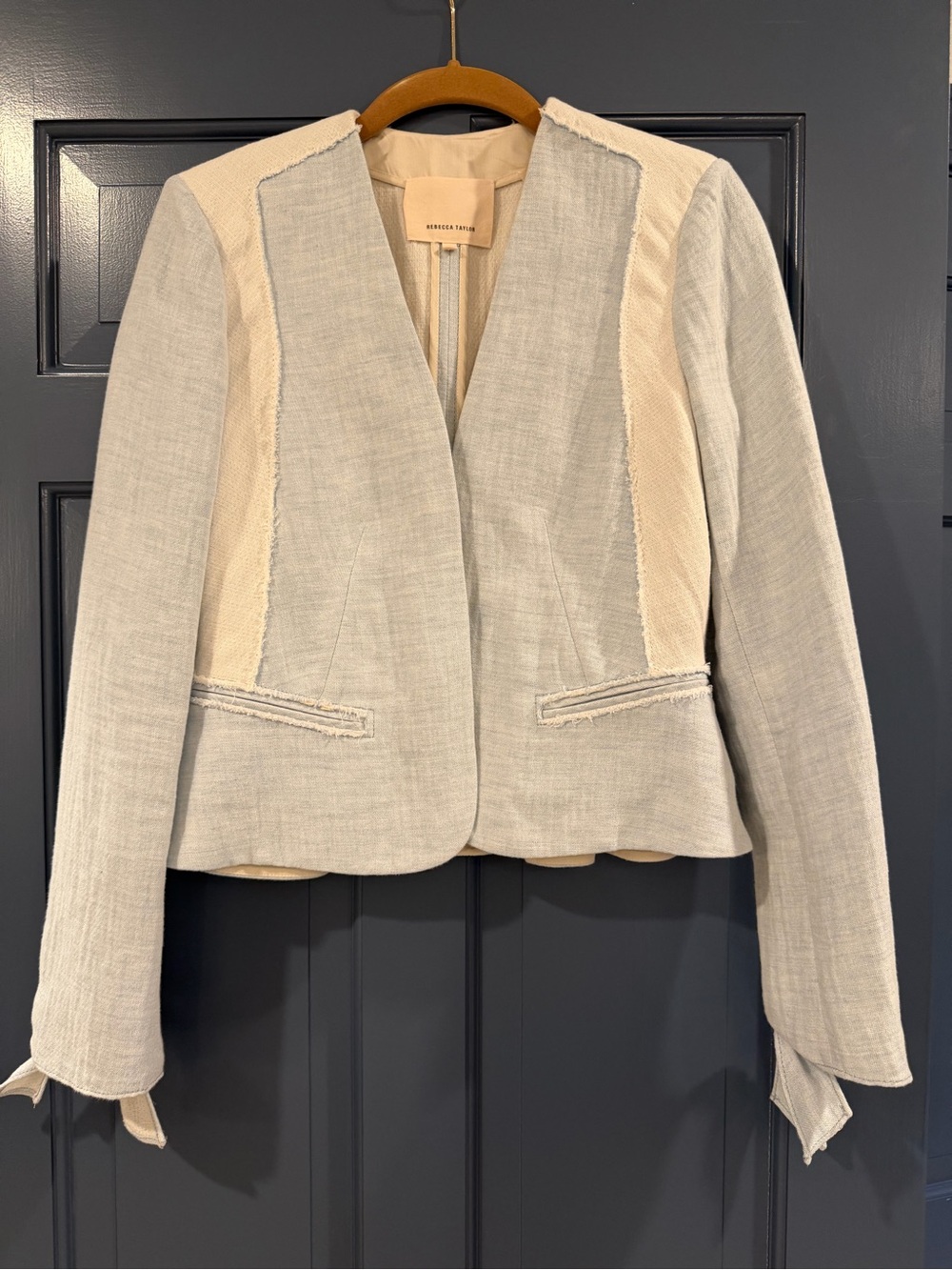 Rebecca Taylor Light Gray Blazer
